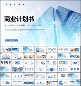简约商业计划书PPT