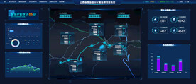 科技可视化大屏数据展示后台
