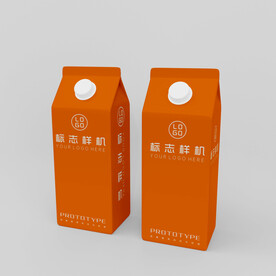 果汁纸盒样机