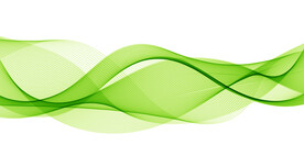 绿色波纹背景