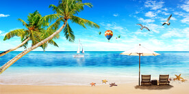 田园风自然风景画