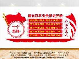 10个坚持文化墙