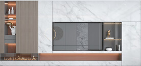 现代电视背景墙