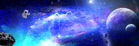 科幻星空背景墙