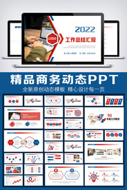 2022商务工作总结汇报PPT