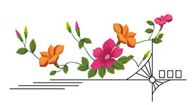 高清分层平开门玻璃打印图