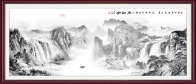 新中式山水画
