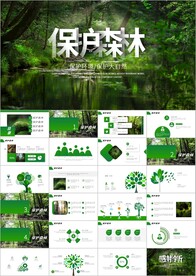 环保森林湿地环境保护生态ppt