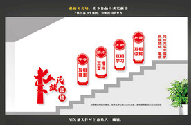 楼道民族团结