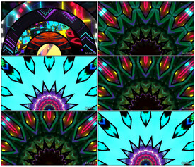 炫酷万花筒灯光 舞台背景视频