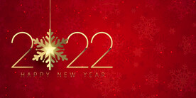 黄金数字新年海报