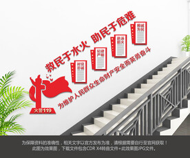 消防安全楼梯文化墙