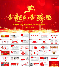 商务风工作总结计划PPT模板