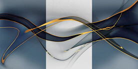 晶瓷画 抽象画 线条