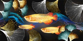 金龙鱼装饰画
