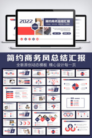 2022年终总结汇报PPT模板
