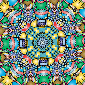 四方连续几何纹理