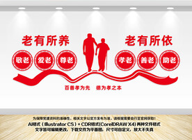 敬老文化墙