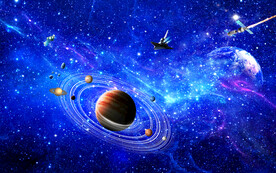 宇宙星空背景墙