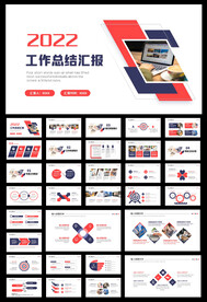 2022年终总结汇报PPT模板