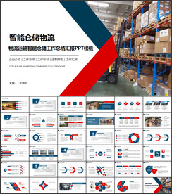 智能仓储物流运输仓储物流PPT