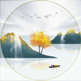 圆形挂画 装饰画