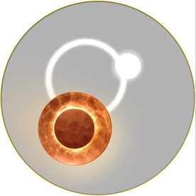 晶瓷画抽象画圆形光影画