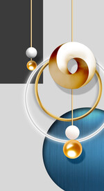 晶瓷画抽象画玄关光影画