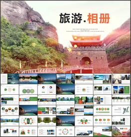 旅游相册PPT