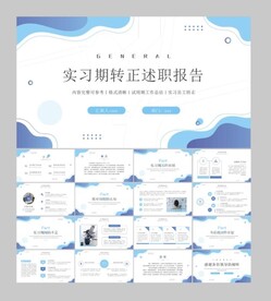 实习期转正述职报告 ppt