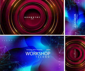 抽象几何背景图