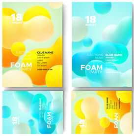 活力梦幻色彩背景