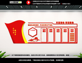 党员学习园地文化墙