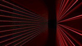 红色抽象发散线条背景