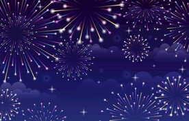 烟花背景