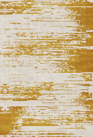 金色抽象条纹地毯