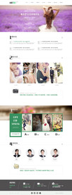 婚纱摄影公司网站模板