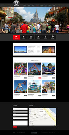 游乐园网站首页模板