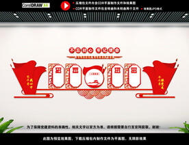 党建室背景展板