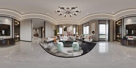 中式风格书房全景效果图MAX