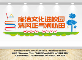 校园廉洁文化墙