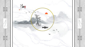 晶瓷画山水画电视背景墙