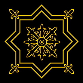 高清分层饰花打印图