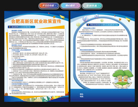 就业失业补贴传单