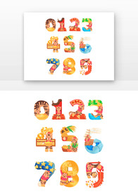 2022虎年数字设计