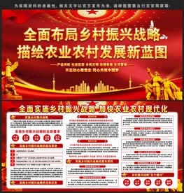 乡村振兴展板