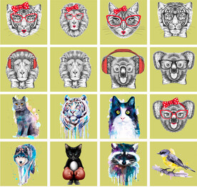 服装印花炫酷贴图烫画