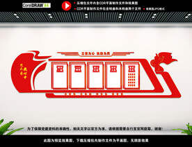 党员学习园地文化墙