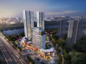 综合商住楼鸟瞰图