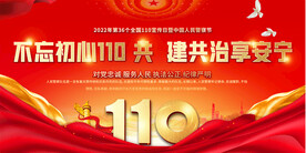 110宣传日展板
